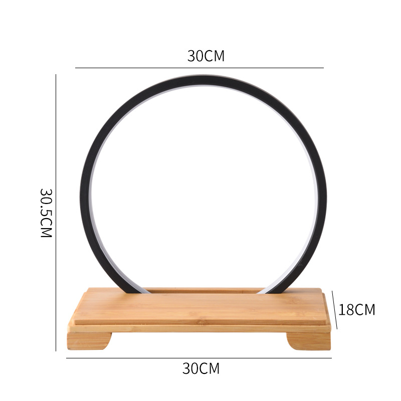 Kệ Gỗ Đặt Tượng Trang Trí Có Đèn Led size 30, Có Thể Đốt Trầm Hương, Quà Tặng Tân Gia Khai Trương Trang Trí Bàn