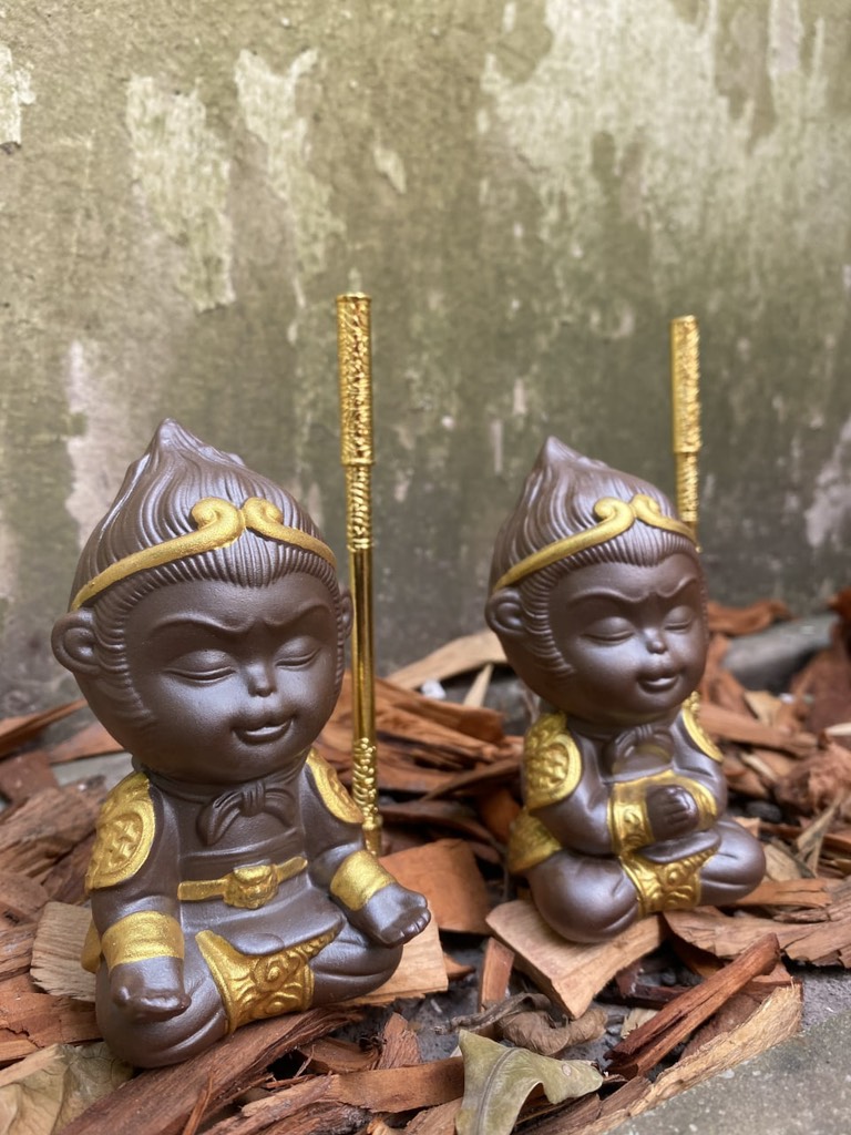 Tượng Tôn Ngộ Không Bái , Tượng Tôn Ngộ Không Thiền Bằng Gốm