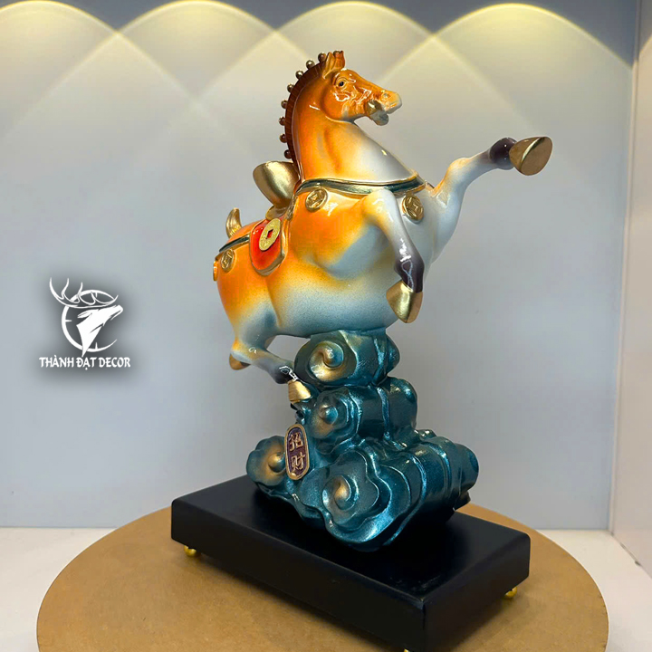 Tượng Ngựa Phong Thủy Mã Đáo Thành Công, Quà Tặng Tân Gia Khai Trương Sinh Nhật Decor Trang Trí Nhà