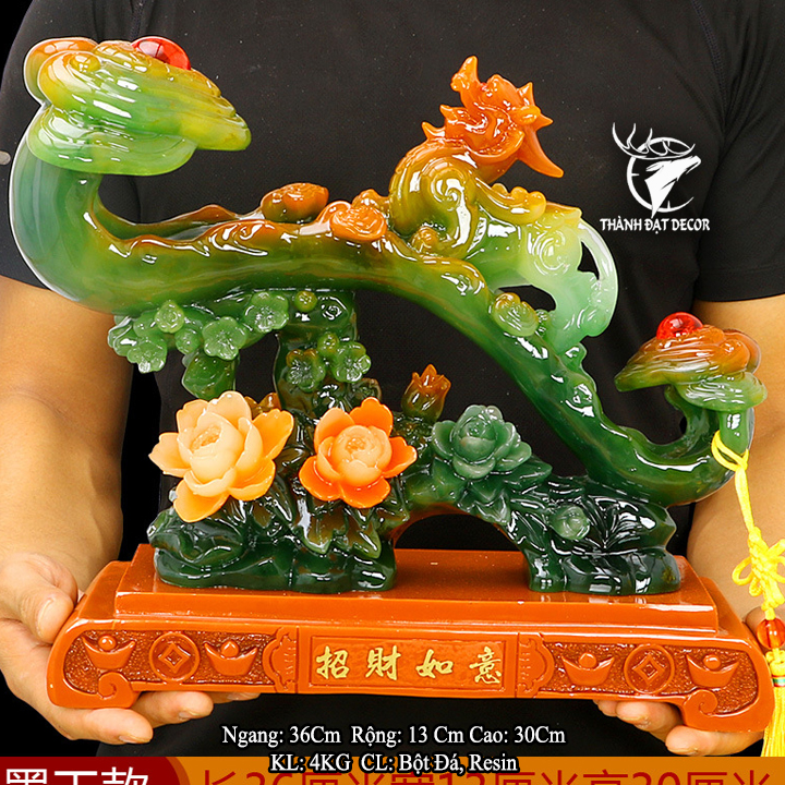 Tượng Phong Thủy Trượng Như Ý, Thu Hút May Mắn, Công Danh , Quà Tặng Tân Gia Khai Trương Sinh Nhật