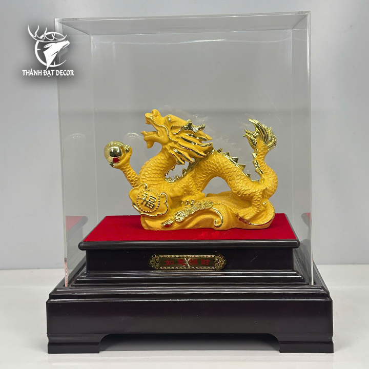 Hộp Quà Tượng Rồng Như Ý Chiêu Tài – Decor Phong Thủy, Quà Tặng Tân Gia Khai Trương, Sinh Nhật