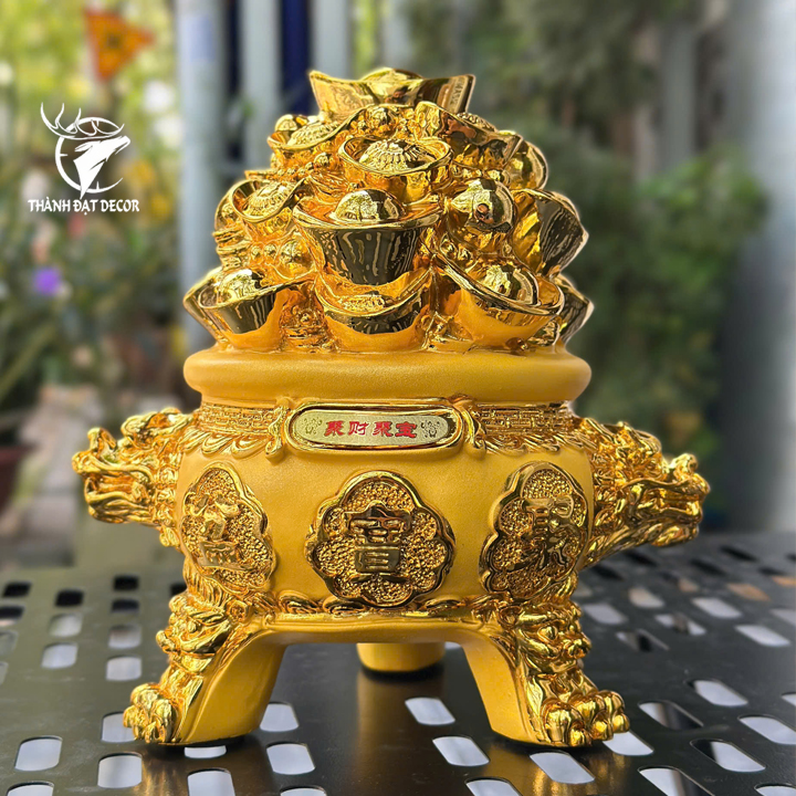 Lư Vàng Chiêu Tài Tụ Bảo – Biểu Tượng Thu Hút Tài Lộc & May Mắn