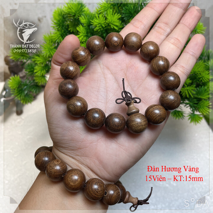 Vòng Đeo Tay Phong Thủy Bằng Gỗ Đàn Hương, Gỗ Lê Miến Điện Thời Trang, Phù hợp Nam Nữ, Mang Lại May Mắn, Bình An