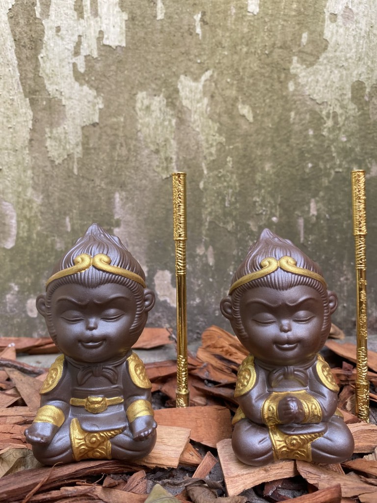Tượng Tôn Ngộ Không Bái , Tượng Tôn Ngộ Không Thiền Bằng Gốm