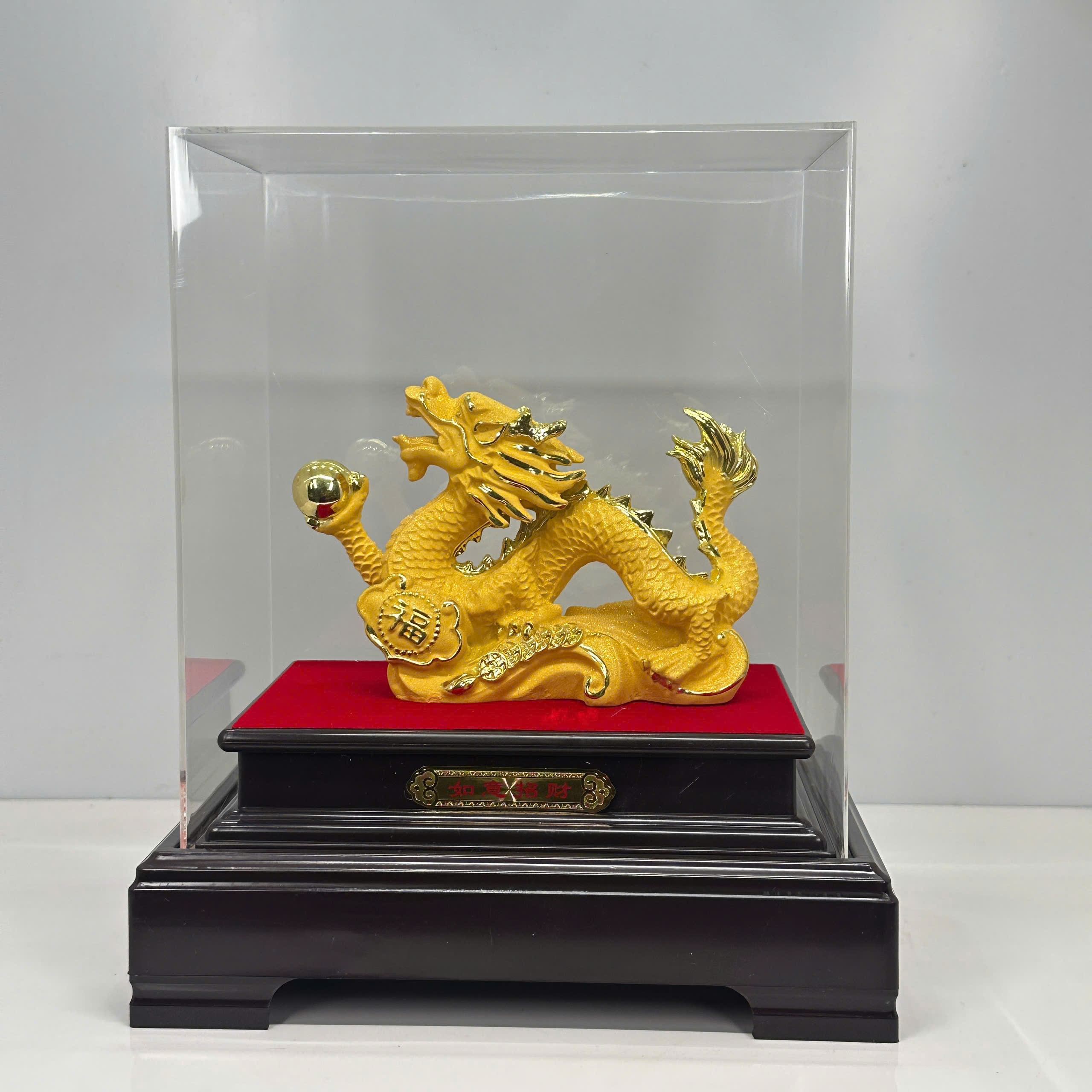 Hộp Quà Tượng Rồng Như Ý Chiêu Tài – Decor Phong Thủy, Quà Tặng Tân Gia Khai Trương, Sinh Nhật