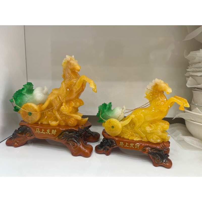 Tượng Ngựa Phong Thủy Dành Cho Người Tuổi Ngọ Size 30, Trang Trí Nhà Cửa, Quà Tặng Tân Gia Khai Trương, Mã Đáo Thành Côn