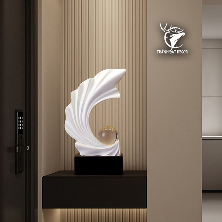 Tượng Decor Sóng Pha Lê – Quà Tặng Tân Gia, Khai Trương, Trang Trí Phong Thủy Sang Trọng