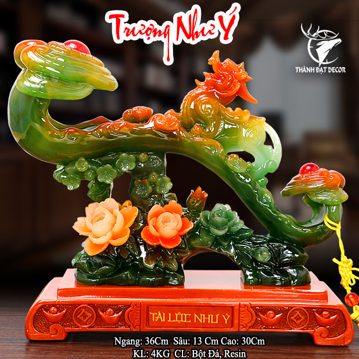 Tượng Phong Thủy Trượng Như Ý, Thu Hút May Mắn, Công Danh , Quà Tặng Tân Gia Khai Trương Sinh Nhật