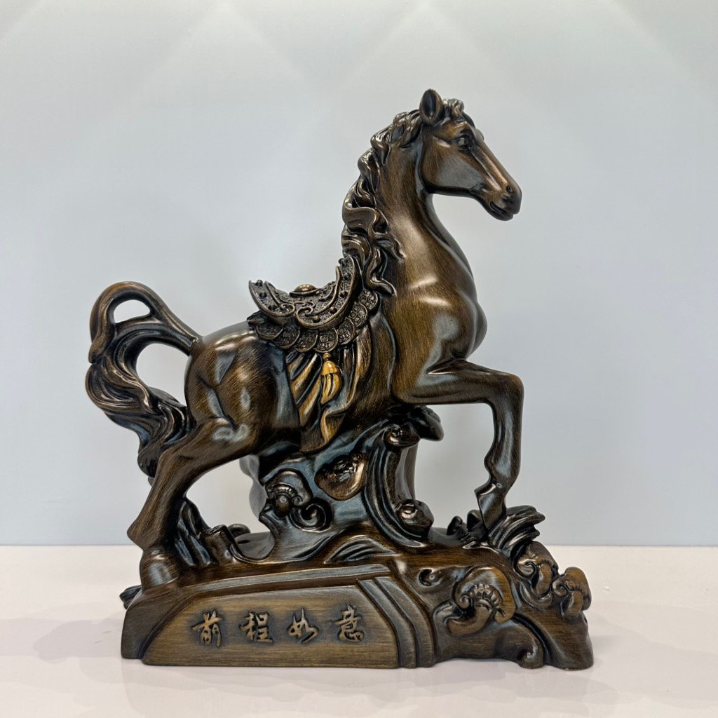 Tượng Ngựa Phong Thủy Dành Cho Người Tuổi Ngọ , Quà Tặng Sinh Nhật, Tân Gia Trang Trí Nội Thất