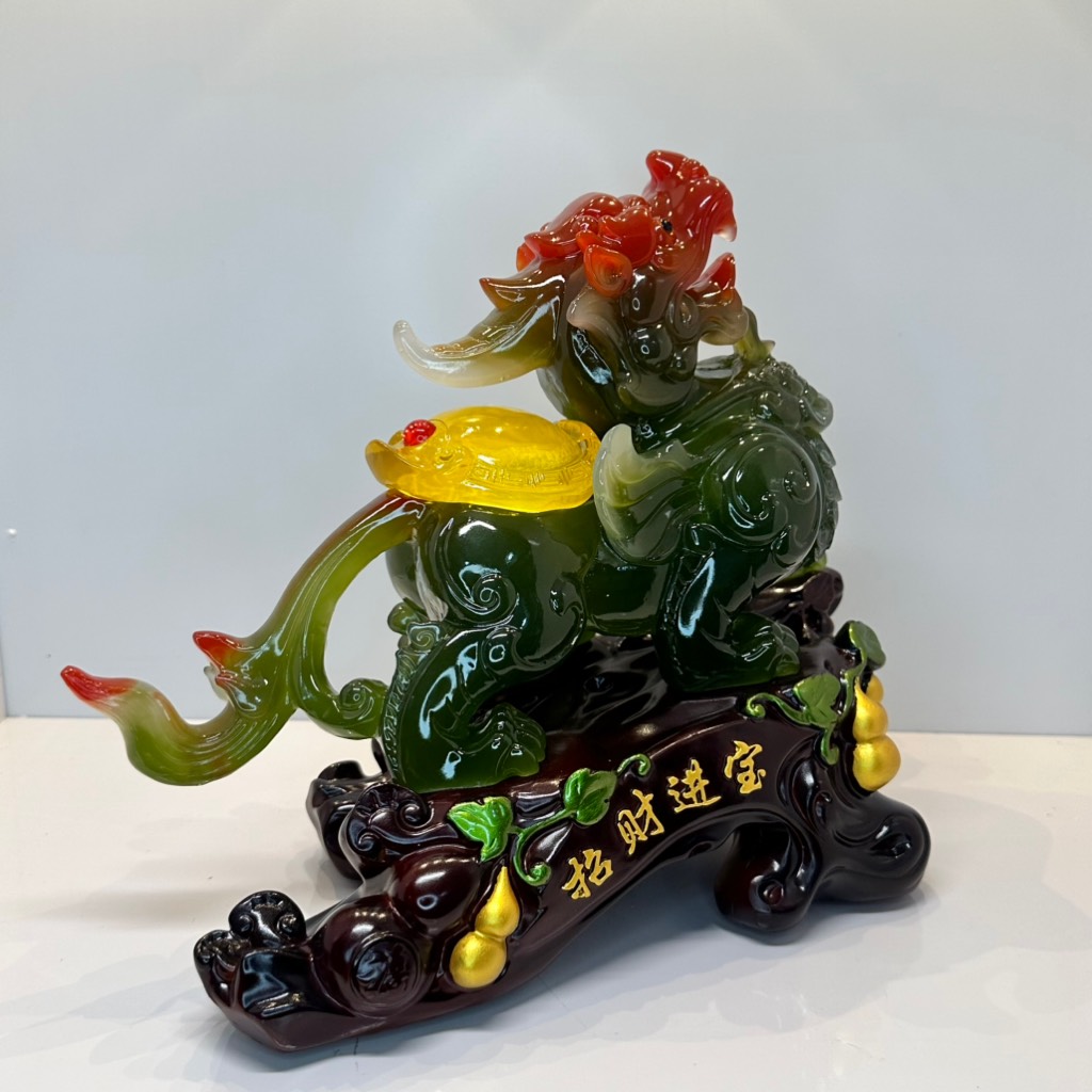 Tượng Tỳ Hưu Trấn Trạch Chiêu Tài size 32, Trang Trí Nội Thất Quà Tặng Tân Gia, Khai Trương, Sinh Nhật, Tặng Sếp