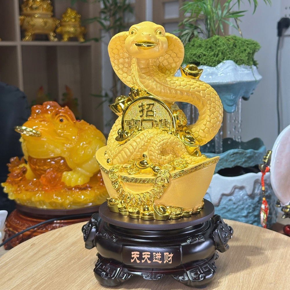Tượng Phong Thuỷ Linh Vật 12 Con Giáp 18x15x29cm, Quà Tặng Decor Tân Gia Khai Trương Sinh Nhật