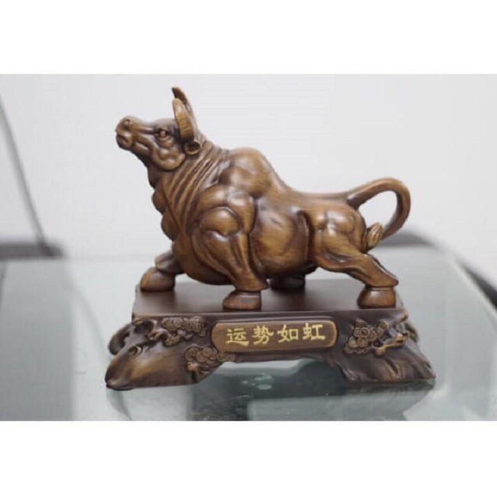 Tượng Trâu Phong Thủy 49x13x27 Dành Cho Người Tuổi Sửu, Quà Tặng Tân Gia Khai Trương Sinh Nhật Decor Trang Trí Nhà