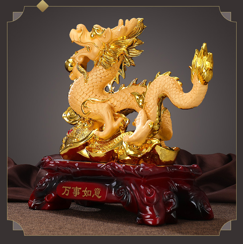 Tượng Con Rồng Tượng Phong Thủy Dành Cho Người Tuổi Thìn, Quà Tặng Trang Trí Nhà Cửa, Tân Gia, Khai Trương, Sinh Nhật