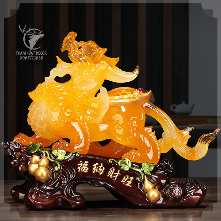 Tượng Tỳ Hưu Trấn Trạch Chiêu Tài size 32, Trang Trí Nội Thất Quà Tặng Tân Gia, Khai Trương, Sinh Nhật, Tặng Sếp