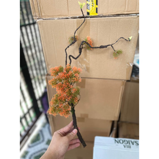Cành Cây Giả Gắn Kệ Đèn Đặt Tượng, Phụ Kiện trang trí tượng gốm kệ đèn led