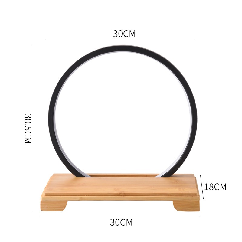 Kệ Gỗ Đặt Tượng Trang Trí Có Đèn Led size 30, Có Thể Đốt Trầm Hương, Quà Tặng Tân Gia Khai Trương Trang Trí Bàn