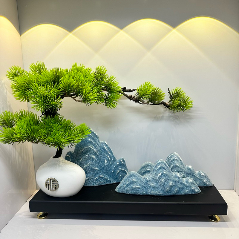 Chậu Cây Tranh Cát Decor Trang Trí Bàn, Phòng Làm Việc, Quà Tặng Tân Gia Khai Trương Sinh Nhật