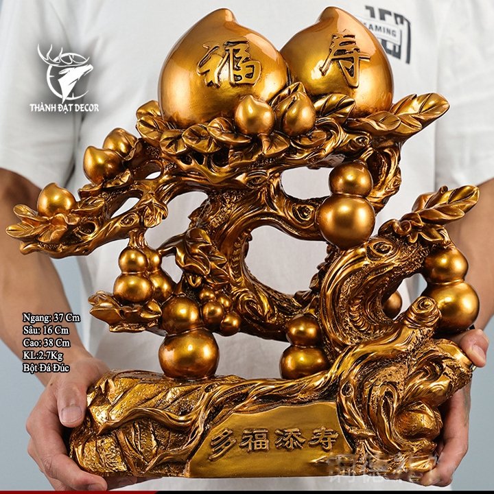 Cây Đào Tiên Trường Thọ Quà Tặng Mừng Thọ Ý Nghĩa Cho Ông Bà Cha Mẹ , Người Lớn Tuổi