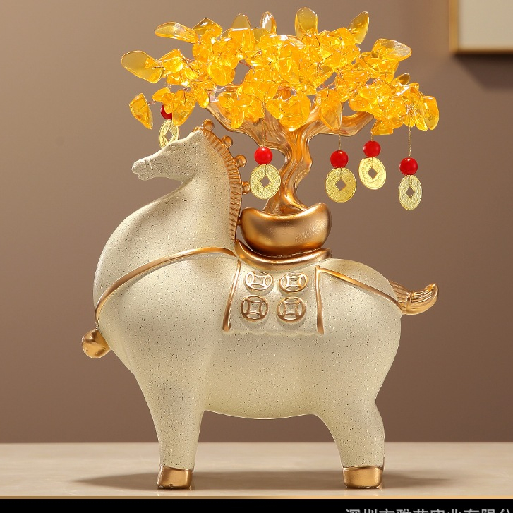 Tượng Ngựa Phong Thủy Trí Phòng Khách, Quà Tặng Tân Gia Khai Trương Phù Hợp Với Người Tuổi Ngọ
