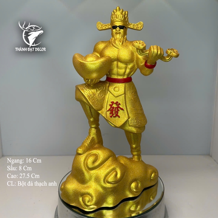 Tượng Ông Thần Tái, Thần Tiền Decor, Trang Trí Nhà Cửa, Quà Tặng Phong Thủy Tân Gia Khai Trương