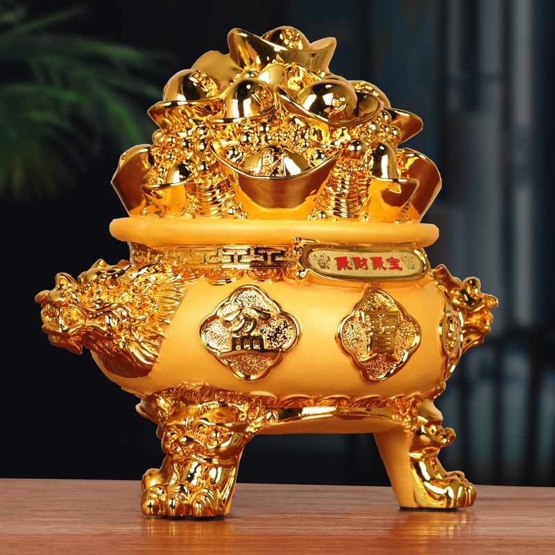 Lư Vàng Chiêu Tài Tụ Bảo – Biểu Tượng Thu Hút Tài Lộc & May Mắn