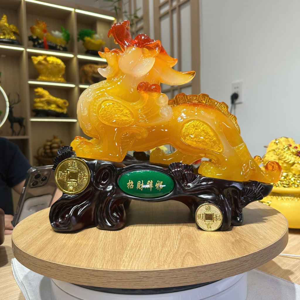 Tượng Tỳ Hưu Kéo Bắp Cải, Cóc Ngậm Tiền Phong Thuỷ Dùng Trang Trí Nội Thất