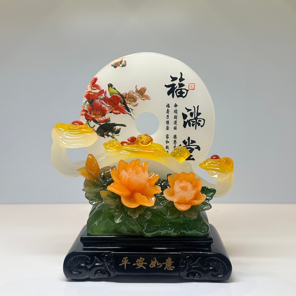 Cặp Lọ Bình An Như Ý size 11x22 Trang Trí Nhà Cửa , Tượng Phong Thủy Quà Tặng Tân Gia Khai Trương Sinh Nhật