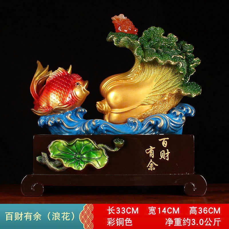 Hộp Hồ Lô Bắp Cải Phong Thủy Size 38, Quà Tặng Tân Gia, Khai Trương, Sinh Nhật, Trang Trí Decor Nhà Cửa