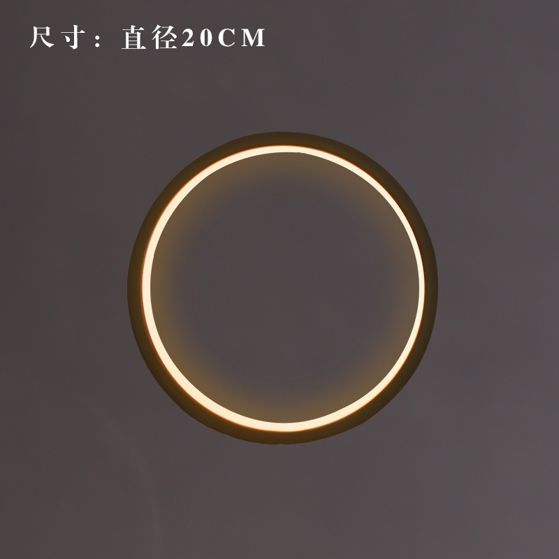 Đèn LED vòng Tròn size 30-35-40 Phụ Kiện Trang trí Decor Lũa, Bàn Thờ, Kệ Đèn, Tượng Phong Thủy