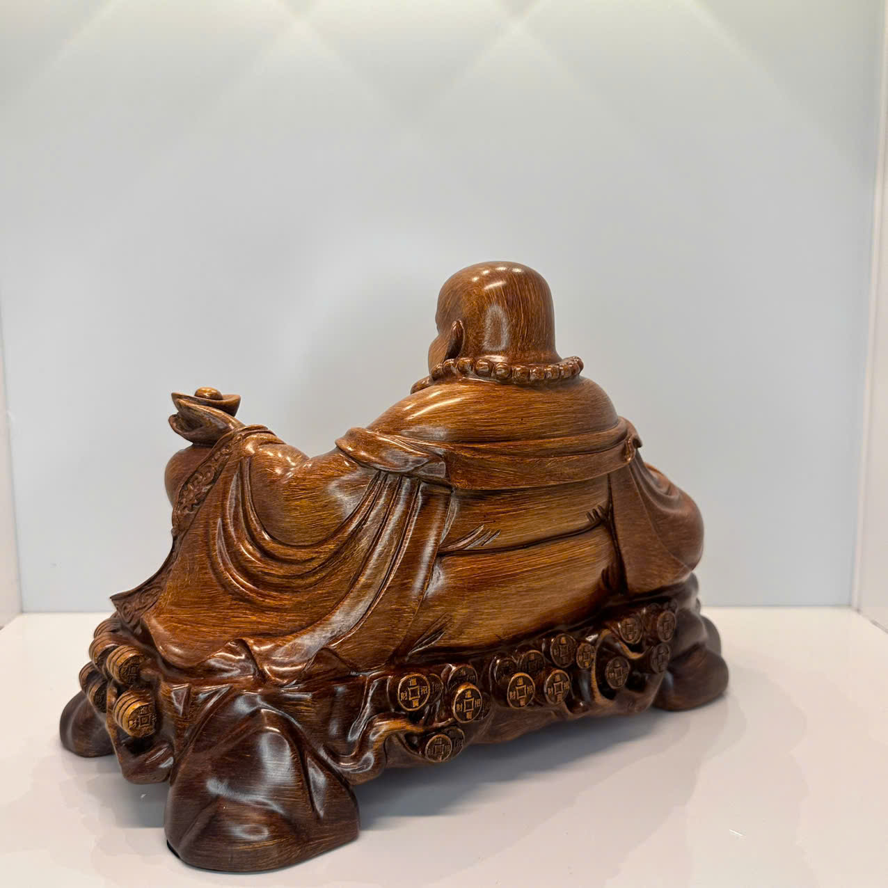 [Rẻ vô địch] Tượng Phật Di Lặc Màu Gỗ, Quà Tặng Tân Gia Khai Trương, Bàn Thờ Thần Tài Thổ Địa Trang Trí Nhà Cửa