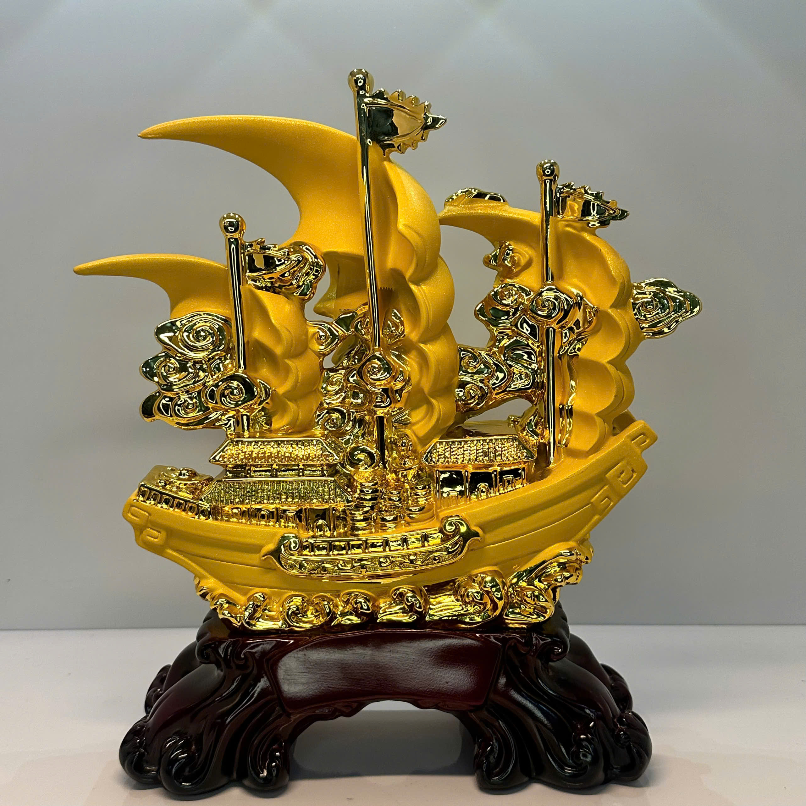 Tượng Thuyền Thuận Buồm Xuôi Gió Phong Thủy Size 30 , Quà Tặng Tân Gia , Khai Trương , Tặng Sếp , Tượng Phong Thủy