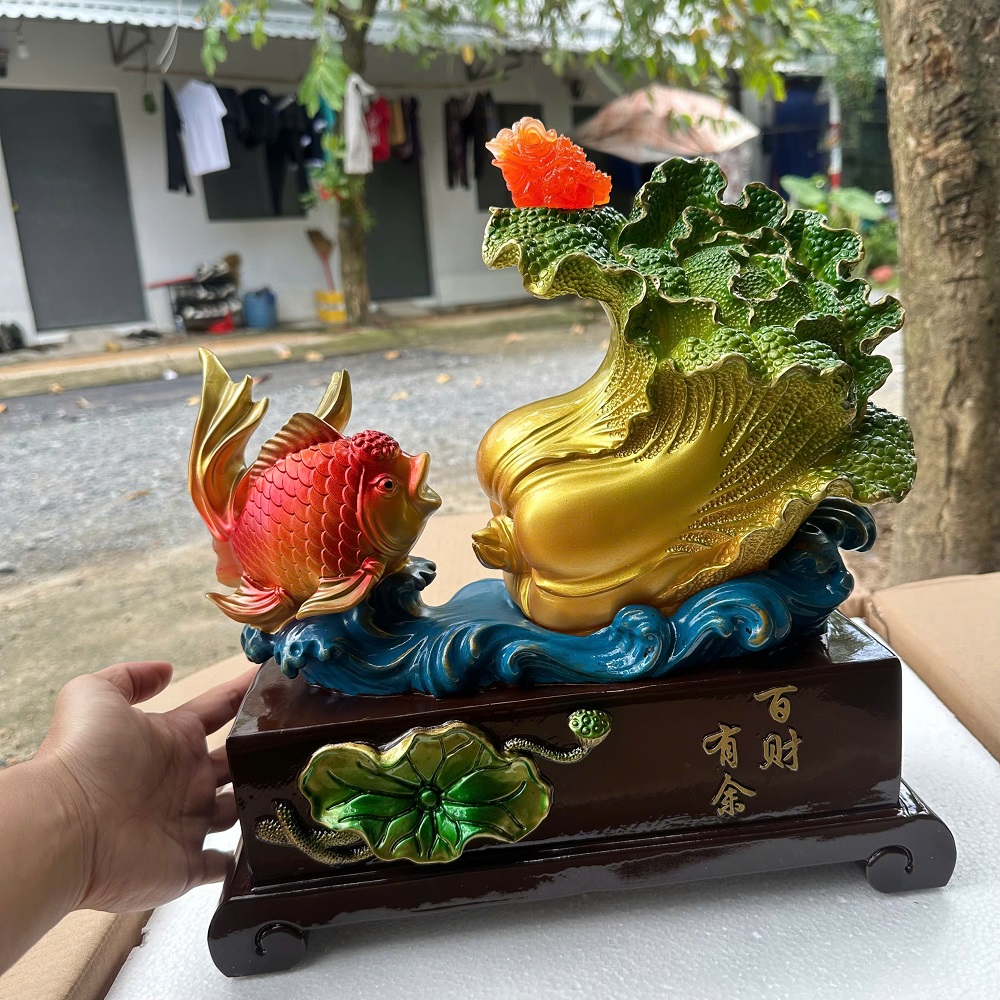 Hộp Hồ Lô Bắp Cải Phong Thủy Size 38, Quà Tặng Tân Gia, Khai Trương, Sinh Nhật, Trang Trí Decor Nhà Cửa