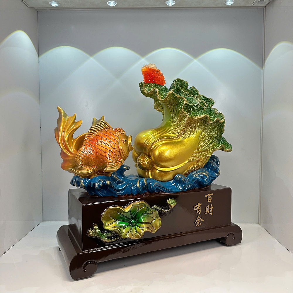 Hộp Hồ Lô Bắp Cải Phong Thủy Size 38, Quà Tặng Tân Gia, Khai Trương, Sinh Nhật, Trang Trí Decor Nhà Cửa