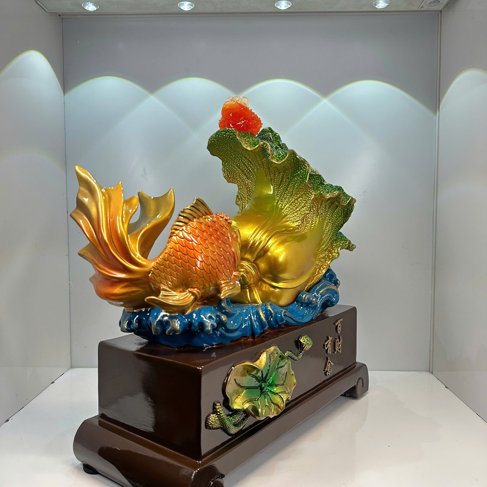 Hộp Hồ Lô Bắp Cải Phong Thủy Size 38, Quà Tặng Tân Gia, Khai Trương, Sinh Nhật, Trang Trí Decor Nhà Cửa