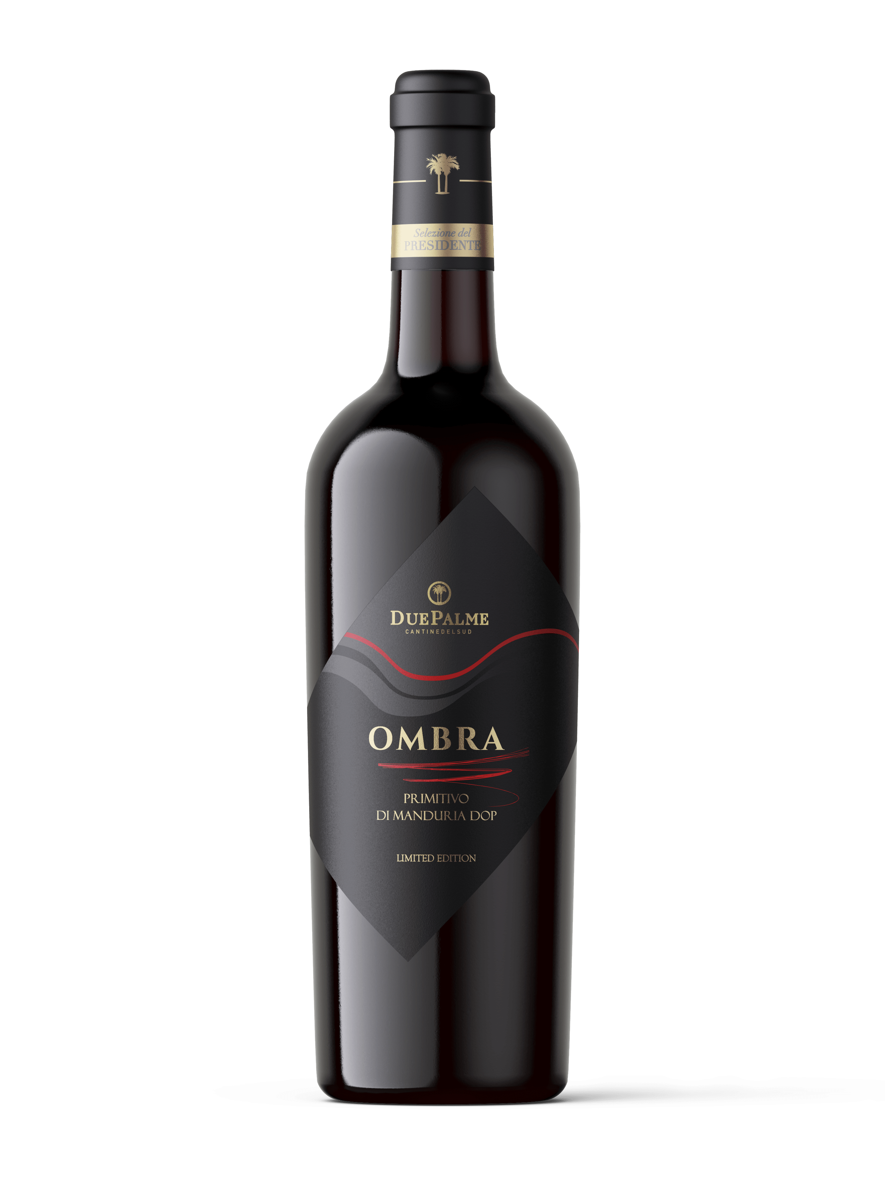 RƯỢU VANG ĐỎ Ý DUE PALME "OMBRA" PRIMITIVO DI MANDURIA DOP RISERVA