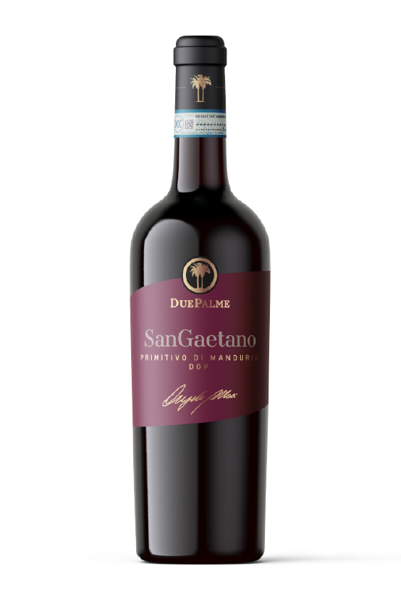 RƯỢU VANG ĐỎ Ý DUE PALME SANGAETANO PRIMITIVO DI MANDURIA DOP