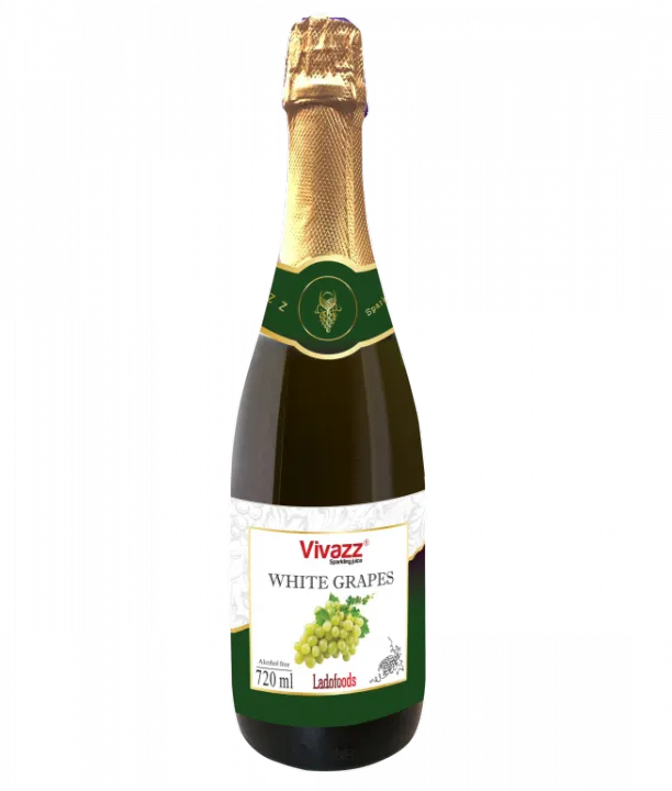 NƯỚC TRÁI CÂY CÓ GA VIVAZZ - NHO XANH 720ML