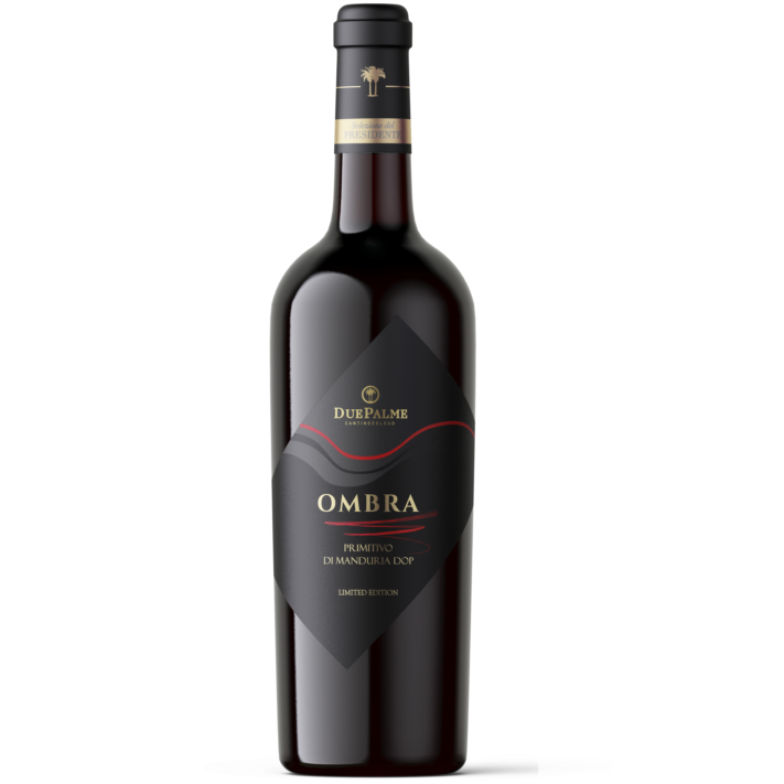 RƯỢU VANG ĐỎ Ý DUE PALME "OMBRA" PRIMITIVO DI MANDURIA DOP RISERVA