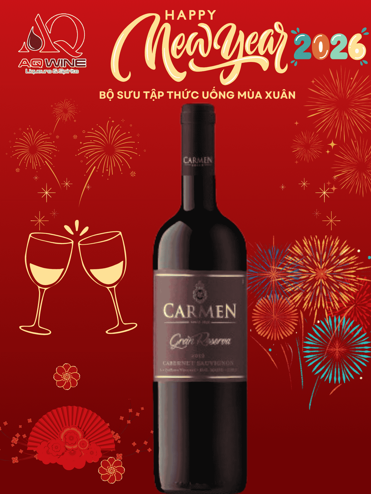 RƯỢU VANG ĐỎ CHILE CARMEN GRAN RESERVA CABERNET SAUVIGNON