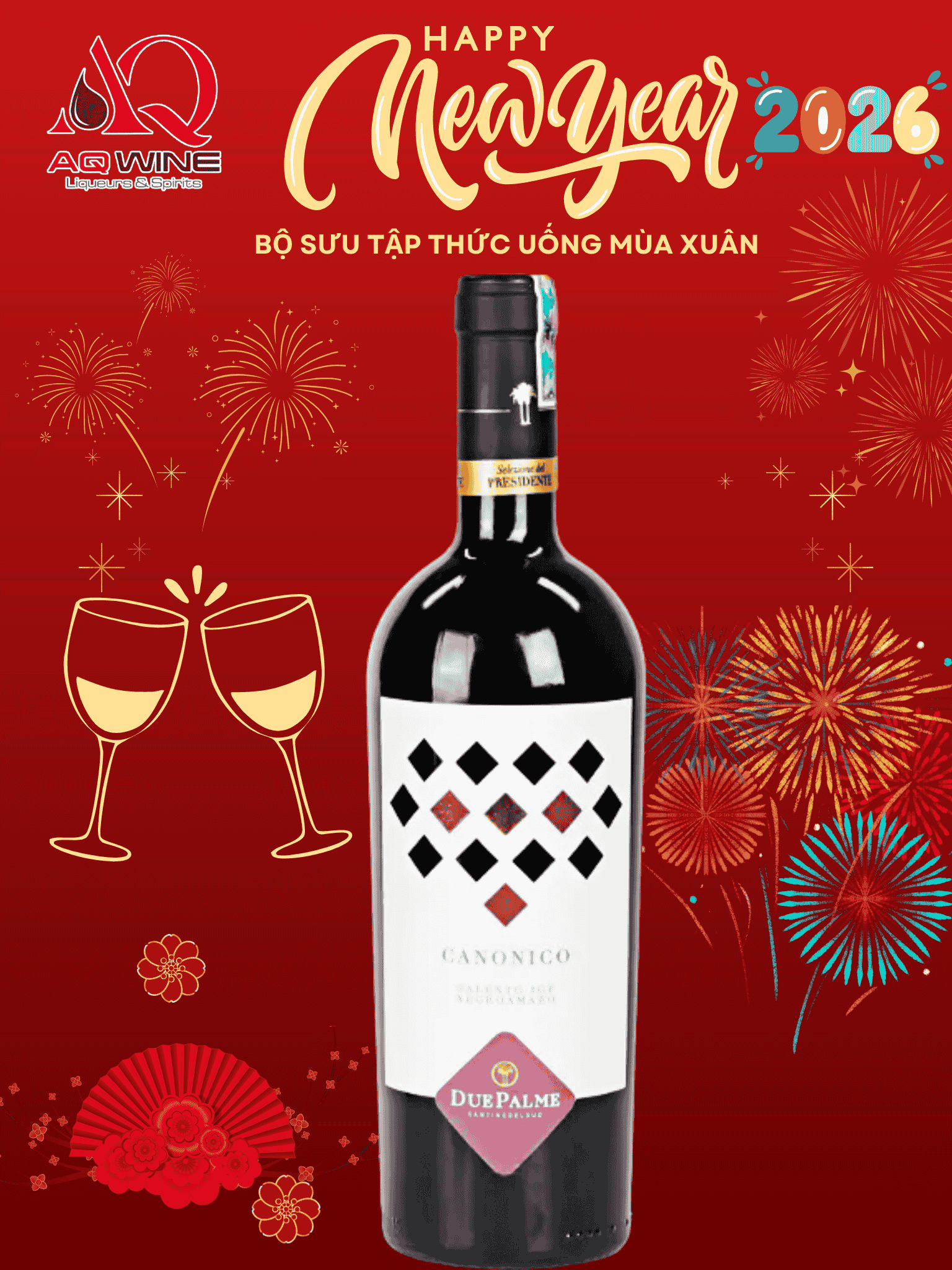 VANG Ý CANONICO (CÂY DỪA) 14% 75CL