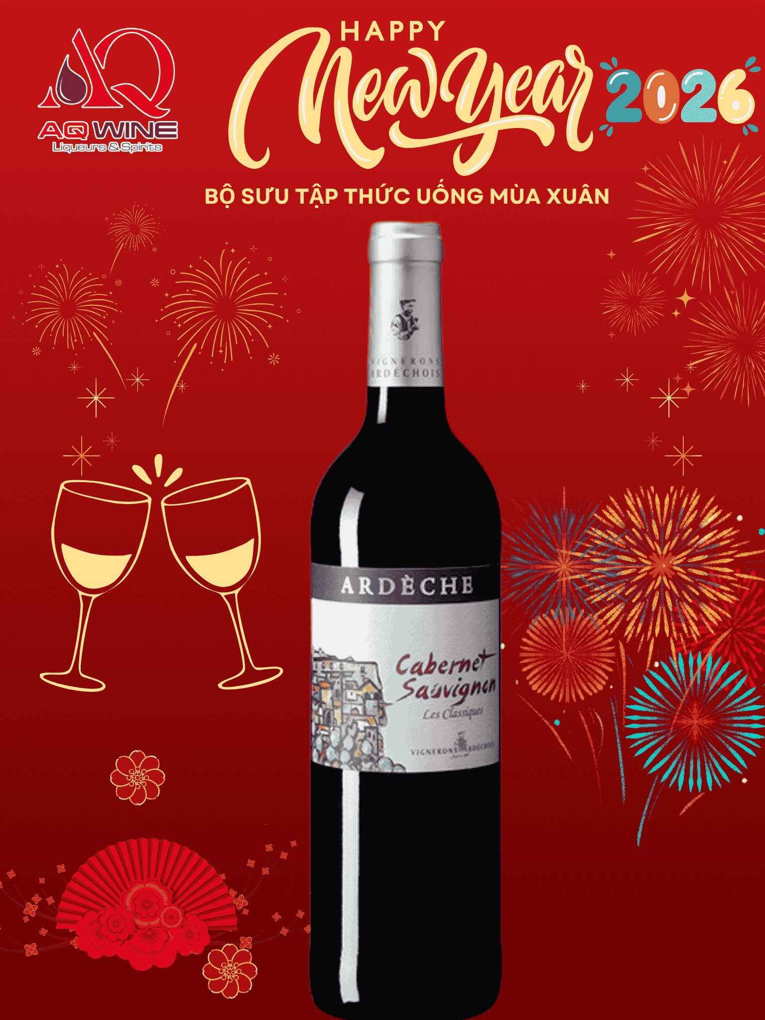 RƯỢU VANG ARDECHE CABERNET RED SAUVIGNON