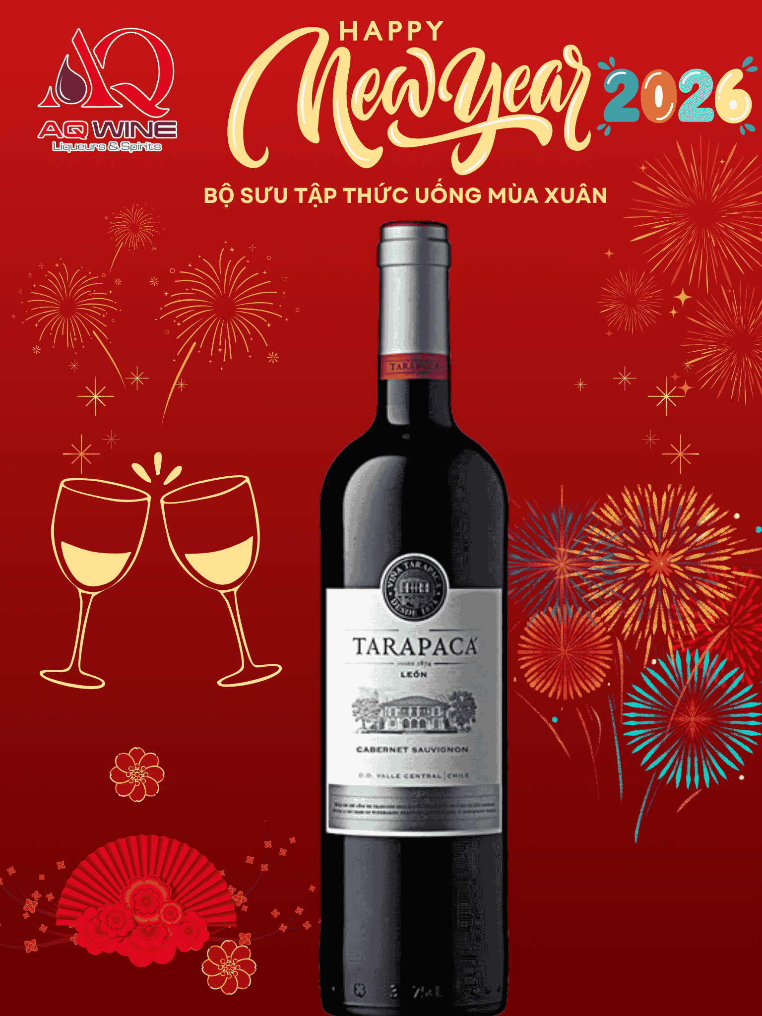 RƯỢU VANG ĐỎ CHILE LEON DE TARAPACA CABERNET SAUVIGNON