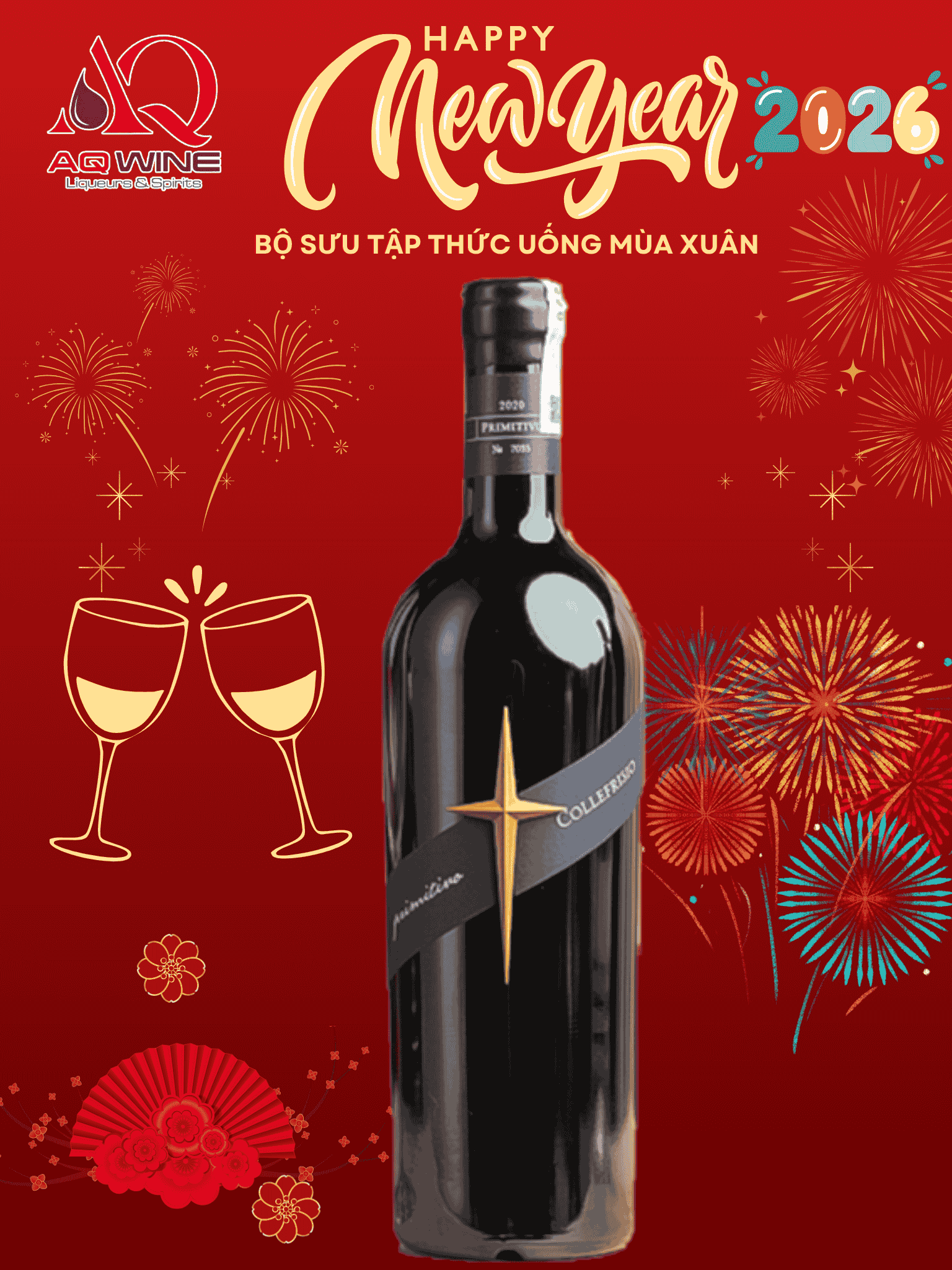 VANG Ý (CF) COLLEFRISIO + HỘP SƠN MÀI