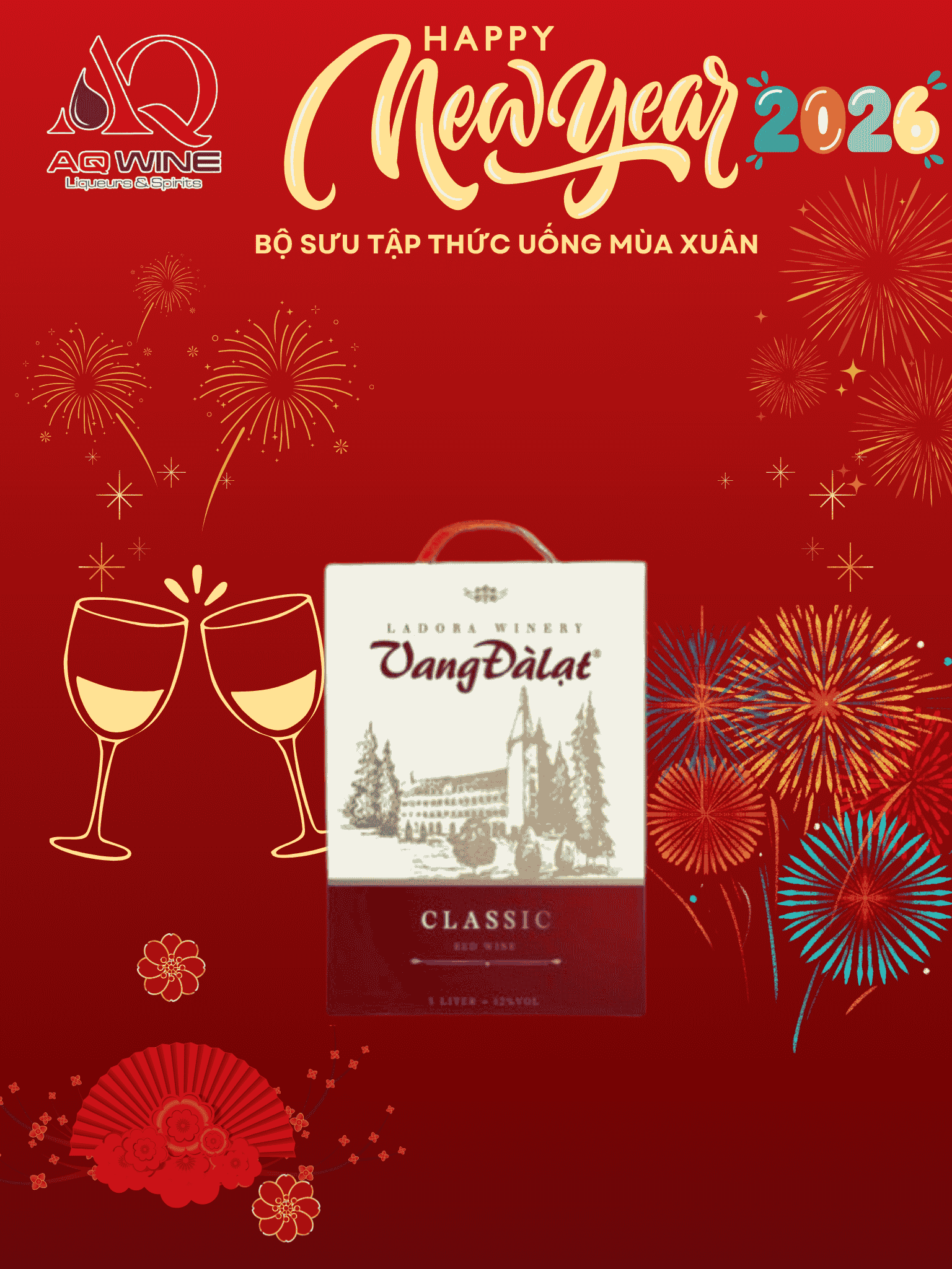 VANG ĐÀ LẠT CLASSIC RED WINE HỘP 3L