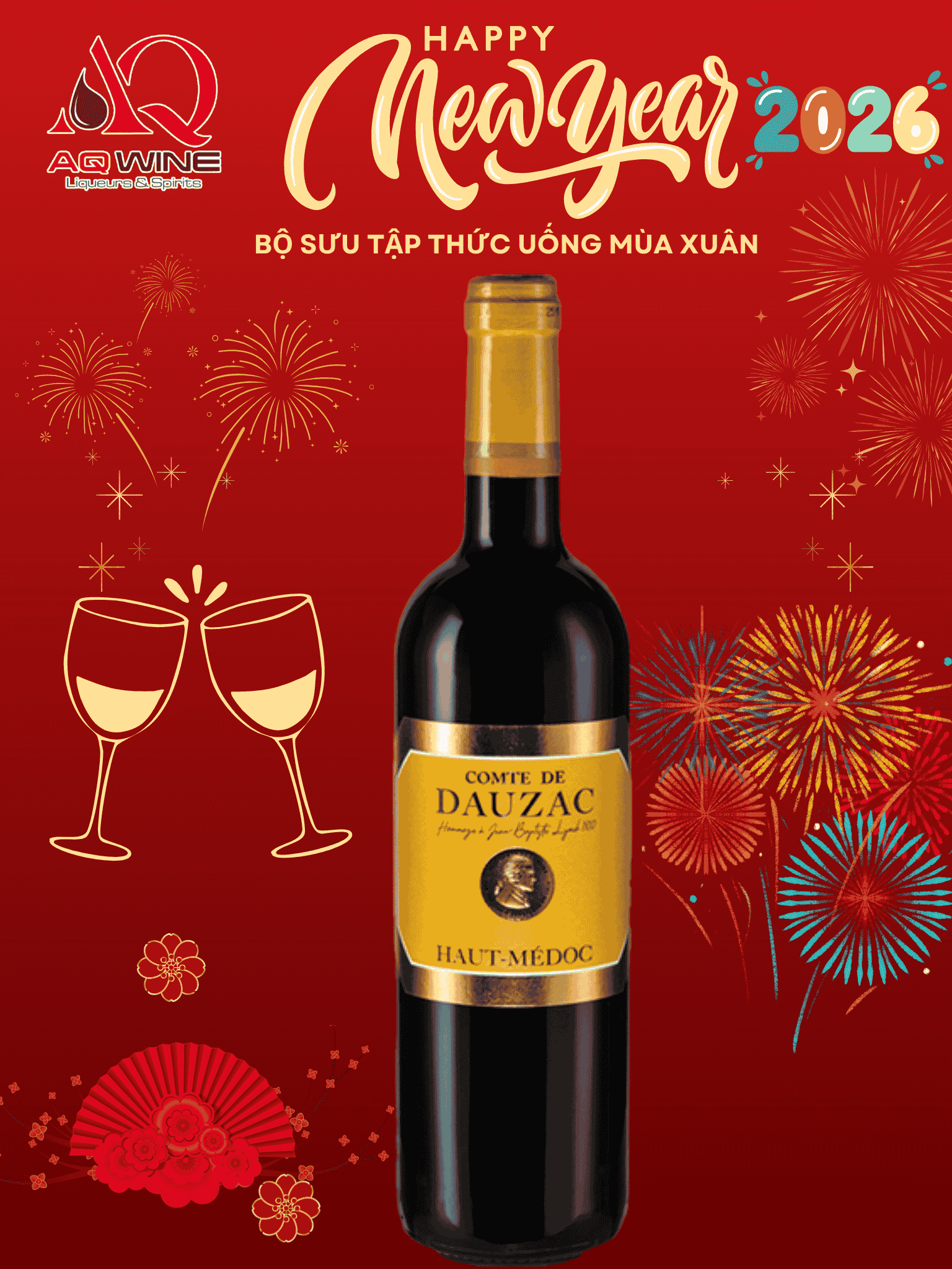 RƯỢU VANG COMTE DE DAUZAC 2020 HAUT-MÉDOC