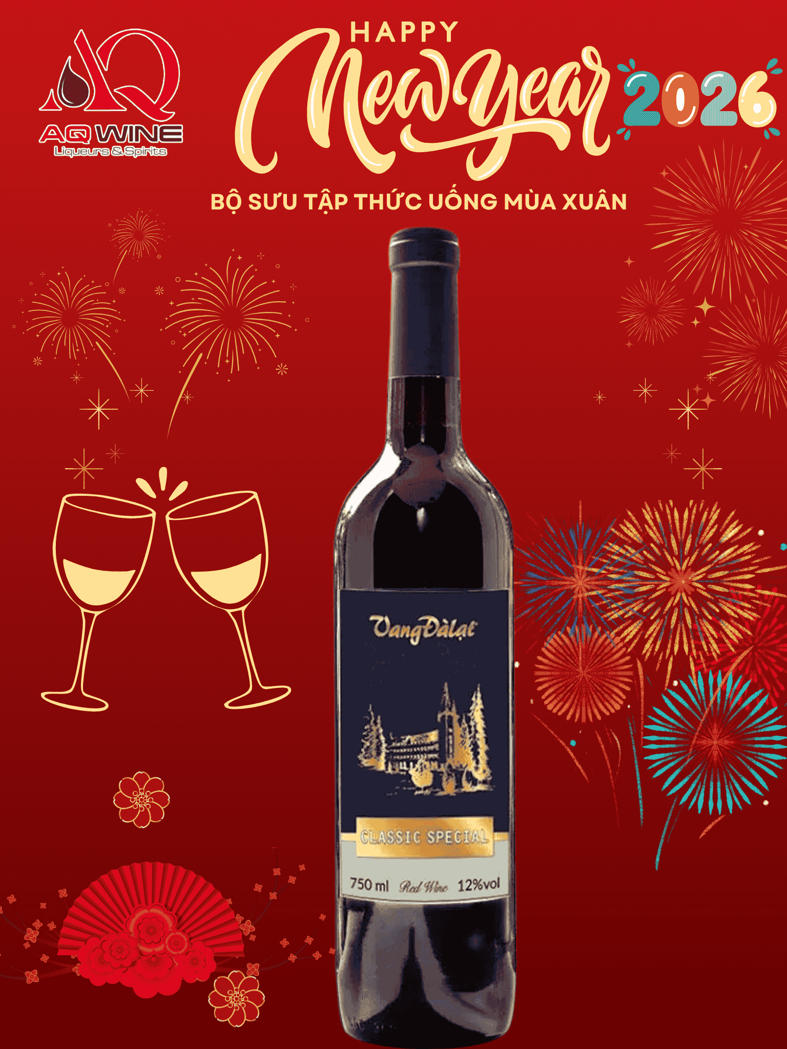VANG ĐÀ LẠT CLASSIC SPECIAL RED WINE 750ML