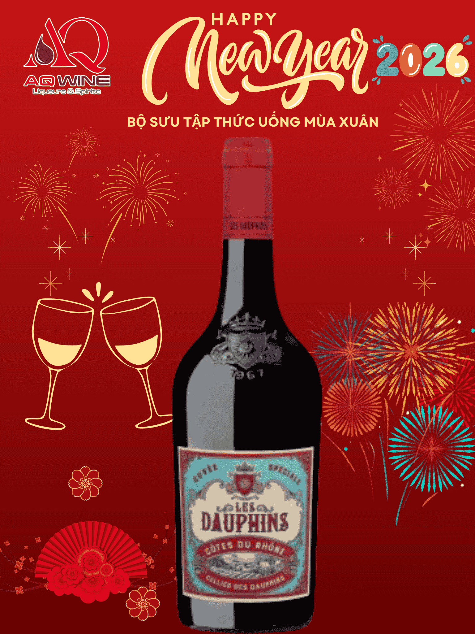 RƯỢU VANG PHÁP CELLIERS DES DAUPHINS LES DAUPHINS CUVEE SPECIALE ROUGE