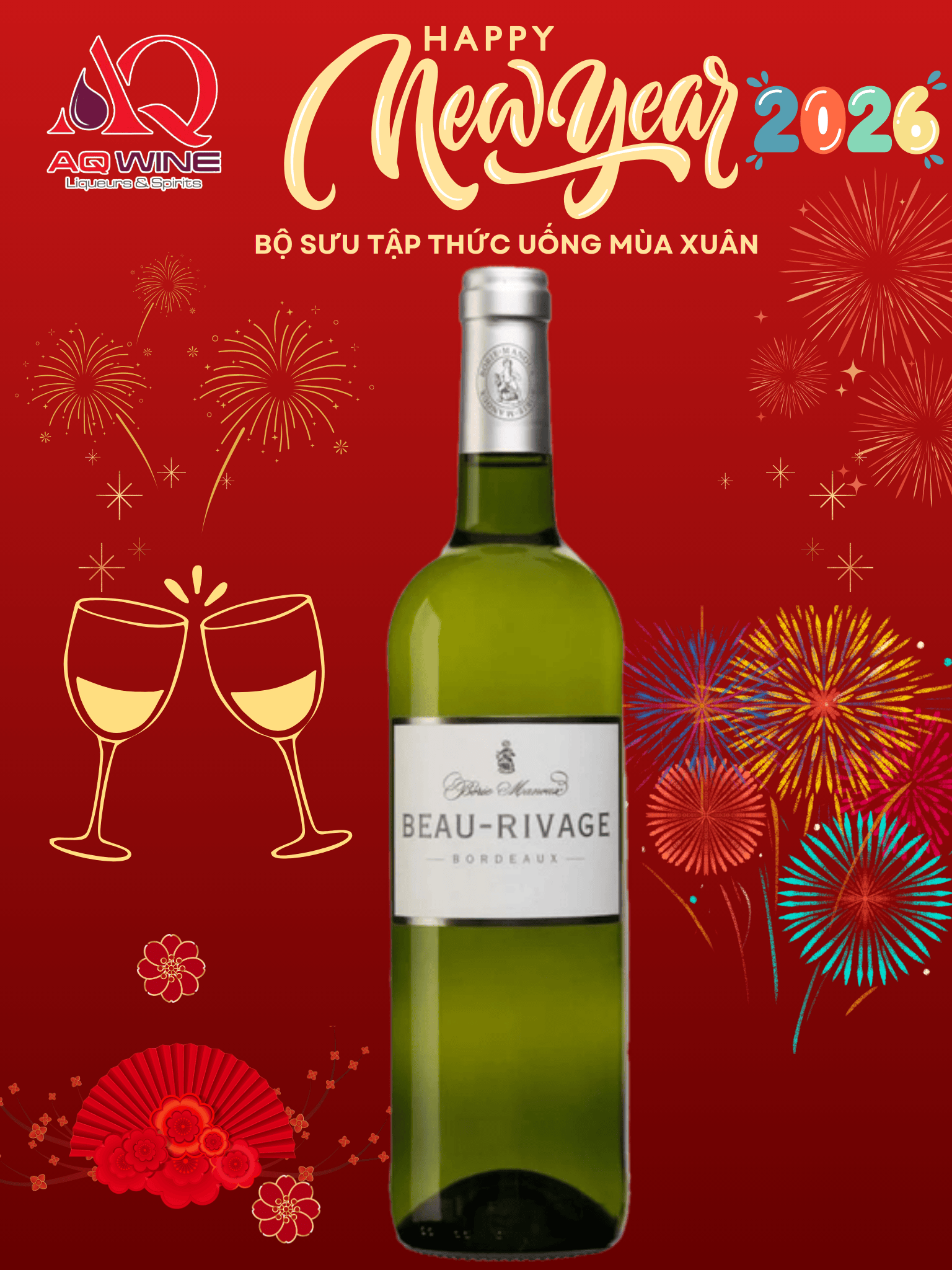 RƯỢU VANG BEAU RIVAGE WHITE