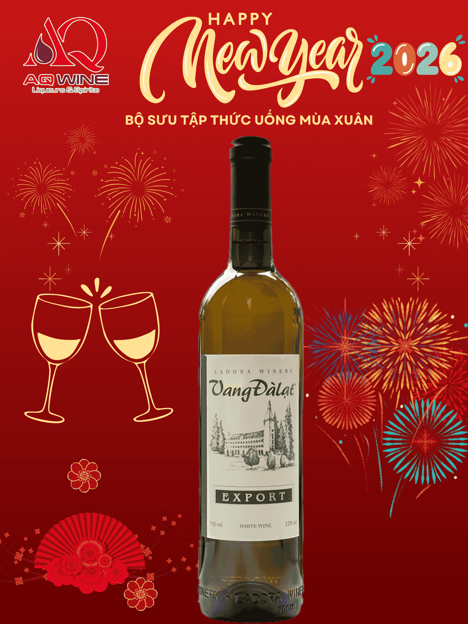 VANG ĐÀ LẠT EXPORT WHITE 75CL