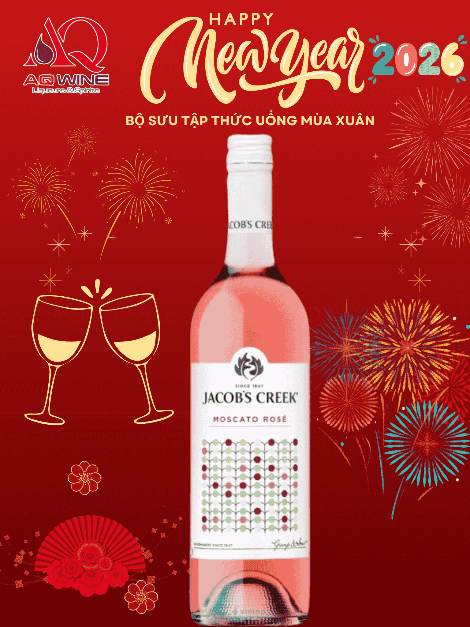 JACOB CREEK SPARKLING ROSÉ 75CL